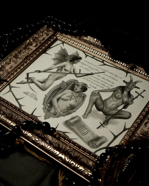 Birth of Sin — Original Graphite Artwork (1/1)