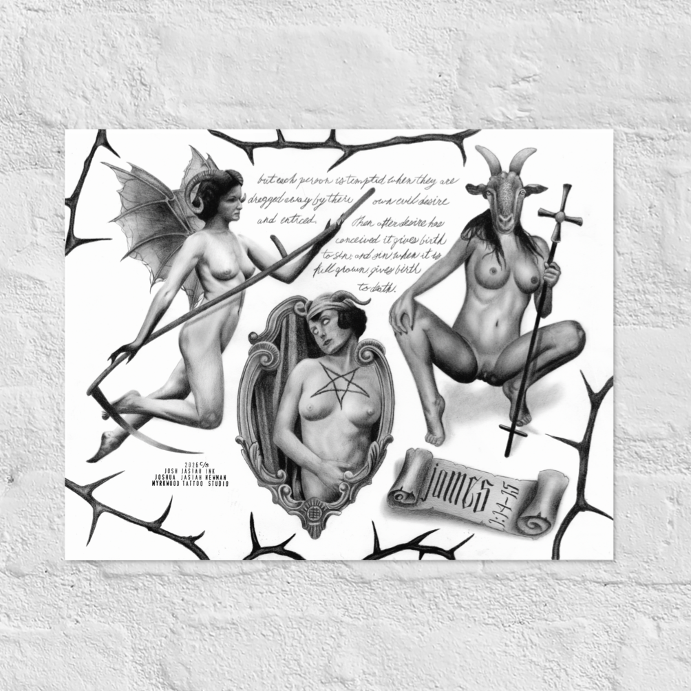 Birth of Sin — Art Print (11x14)